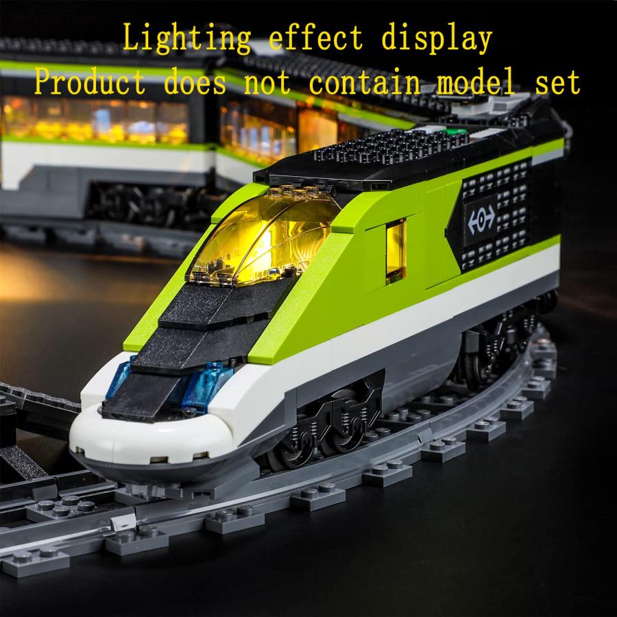 購入 GEAMENT LED Light Kit Compatible with Lego Express Passenger Train - Lighting Set for City 60337 Building Model (Model Set Not Included)