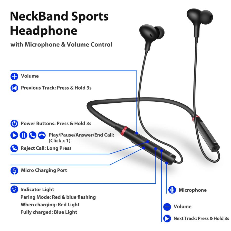 【激安アウトレット!】 Wireless Earbuds Bluetooth Headphone NeckBand Earphones for Samsung A53 A54 S23 FE S22 S21 Z Flip Fold 5 4 3 for iPhone 13 Pro Max 15 14 Plus Google P