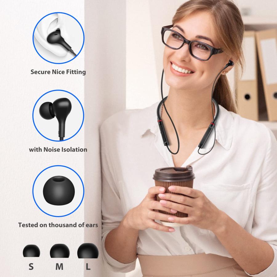 【激安アウトレット!】 Wireless Earbuds Bluetooth Headphone NeckBand Earphones for Samsung A53 A54 S23 FE S22 S21 Z Flip Fold 5 4 3 for iPhone 13 Pro Max 15 14 Plus Google P