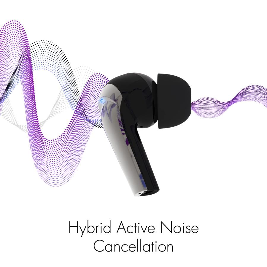 オンライン販売 NUU Buds B | Hybrid Active Noise Cancelling Earbuds | Bluetooth 5.2 in Ear Headset | Triple mic Noise Reduction | IPX4 Sweat and Water Resistant | 9 H