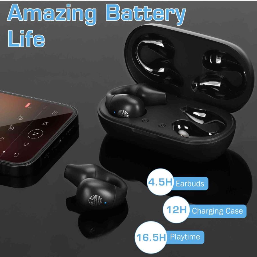 日本公式店 UrbanX UX3 True Wireless Earbuds Bluetooth Headphones Touch Control with Charging Case Stereo Earphones in-Ear Built-in Mic Headset Premium Deep Bass