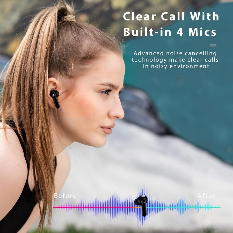 正規品/新品 Earbuds Wired in Ear Headphones with Tangle-Free Cord Noise Isolating Earphones