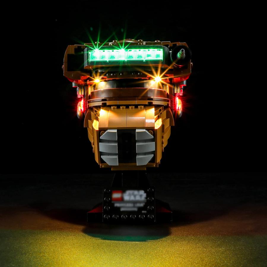 人気買付 BRIKSMAX LED照明キット LEGO-75351 プリンセス レイア (ブーシュ) ヘルメット用 - レゴ スターウォーズ ビルディングブロックモデルと互換性あり - レゴセット