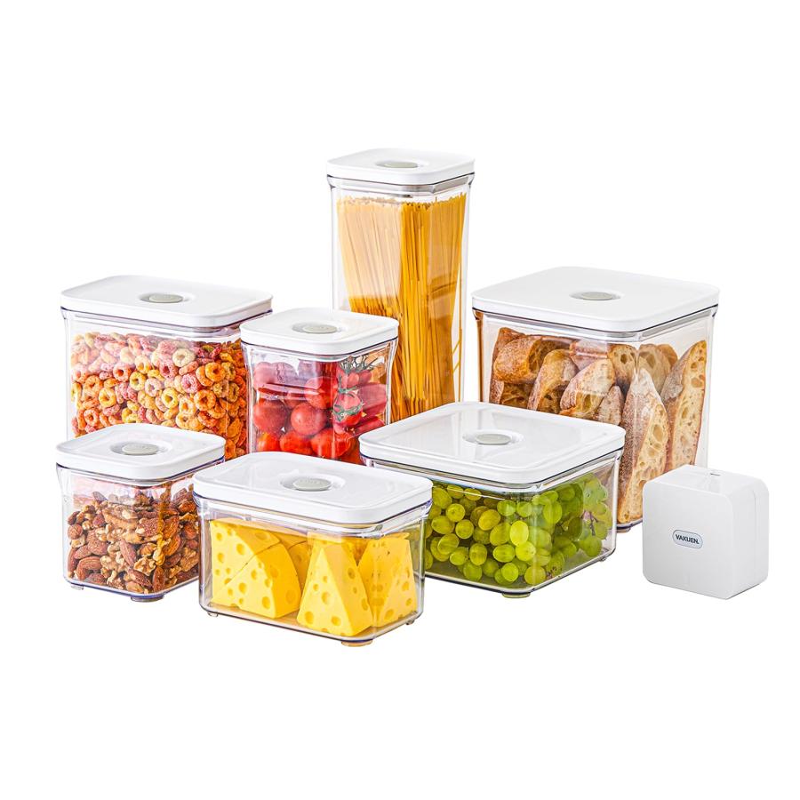 VAKUEN Premium Airtight Food Storage Containers Mega 8P/Set. 7pcs