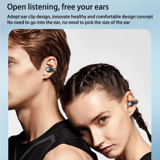 新作商品も続々入荷中！ TEDATATA Bone Conduction Earphones Mini Wireless Ear Clip HiFi-Level Sound Quality， Super Long Battery Life 3000h， Suitable for Sport， Workouts， Runni