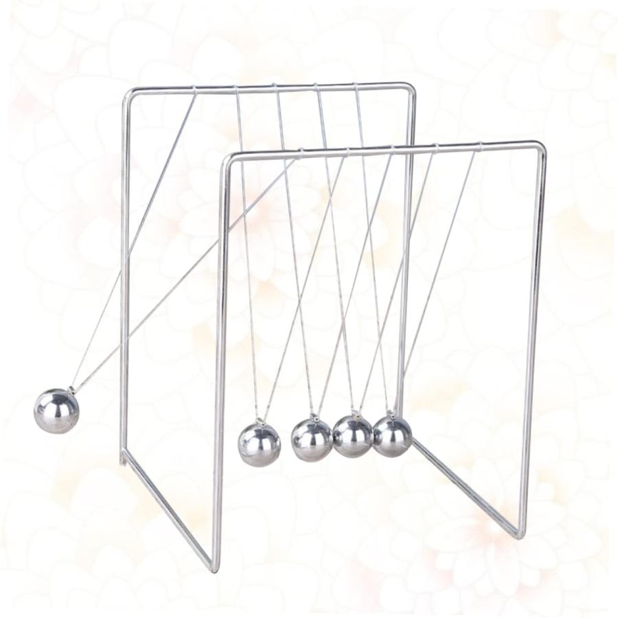 公式卸売り NUOBESTY 2pcs Kids Educational Toys Home Accessories Decor Plastic Playes Calm Down Fidgets Newtons Cradle Pendulum Metal Balls on Strings Newton Ador