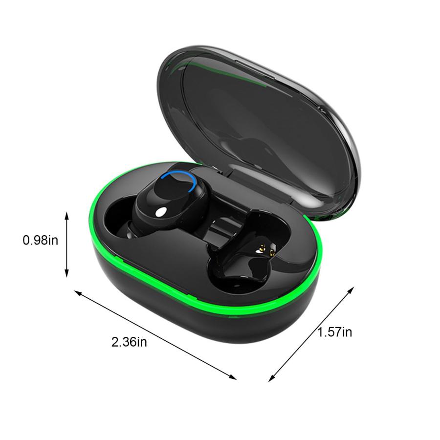 【正規激安】 Wireless Earbuds Bluetooth 5.3 in Ear Light-Weight Headphones Built-in Microphone IPX4 Waterproof Immersive Premium Sound Headset with Charging Case B