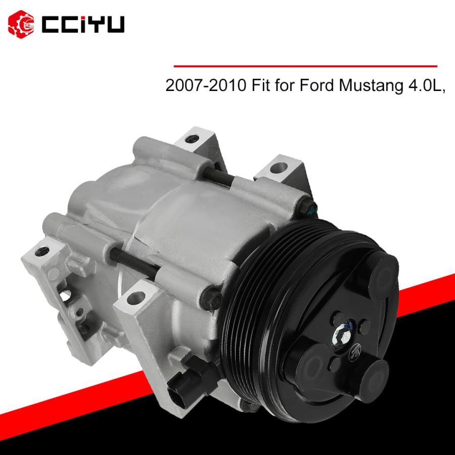 最新購入 cciyu AC Compressor with Clutch 2007-2010 Fit for Ford Mustang 4.0L CO 11083C