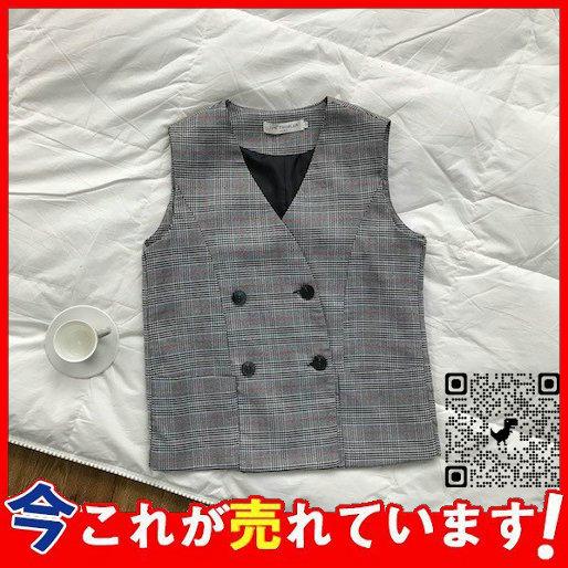 店舗 春秋夏 レディーススーツベスト ジレベスト チョッキ コットン 日常服 通勤 ビジネス 女性用 オーバーサイズ ファッション フォーマル二枚 Spurs Sc