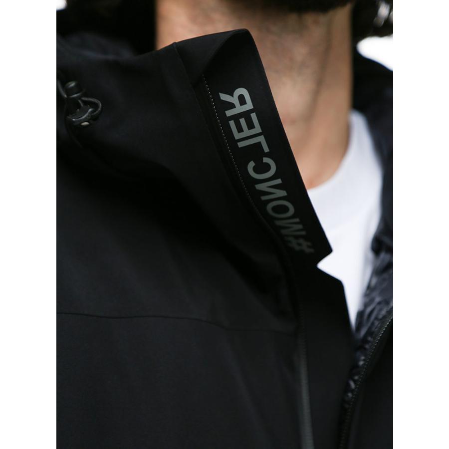 モンクレール グルノーブル ポリエステル ナイロン ジャケット ブラック ロゴ MONCLER モンクレール グルノーブル メンズ ダウン GRENOBLE