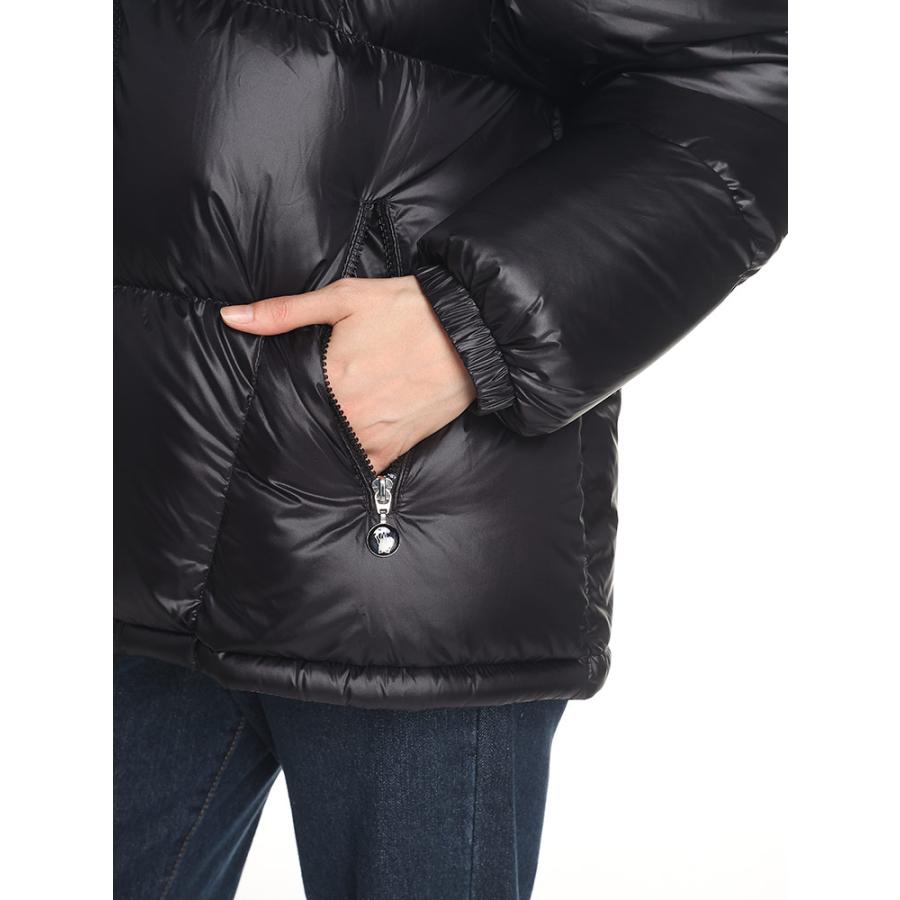 新品未使用正規品MONCLER レディースブラックロゴ3 MONCLER モンクレール ダウンジャケット レディース ダウン ロゴ