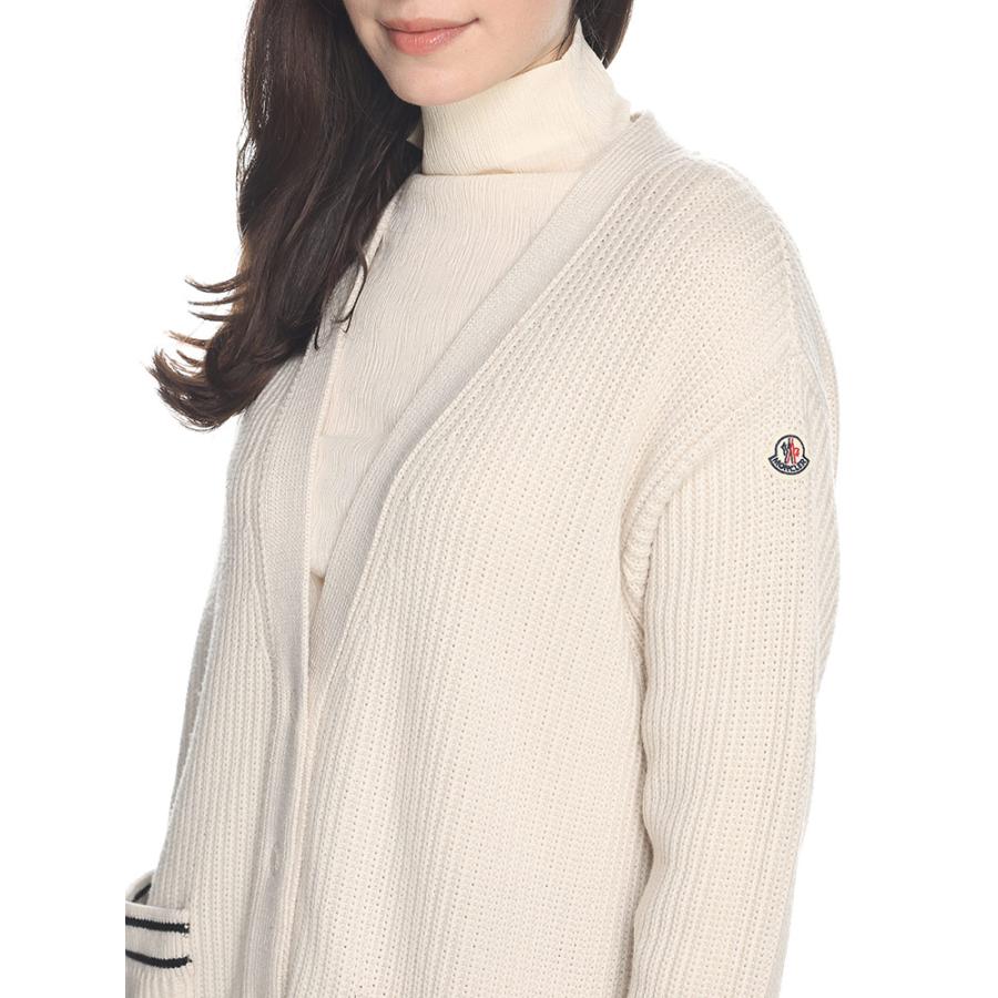 モンクレール カーディガン MONCLER レディース ニット ロゴ ポケット  