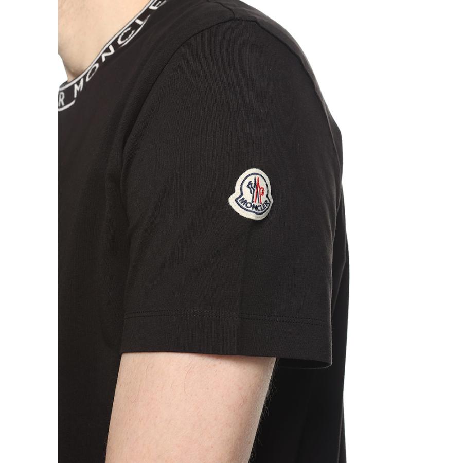 MONCLER モンクレール ポロシャツ Tシャツ ロゴワッペン Mサイズ MONCLER（モンクレール） Tシャツ メンズ カットソー 半袖 ネックロゴ