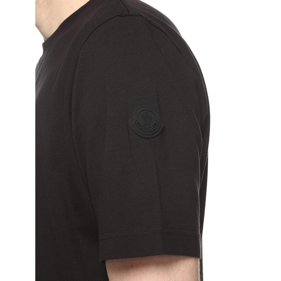 MONCLER (モンクレール) バックステッチロゴ クルーネック 半袖 T 