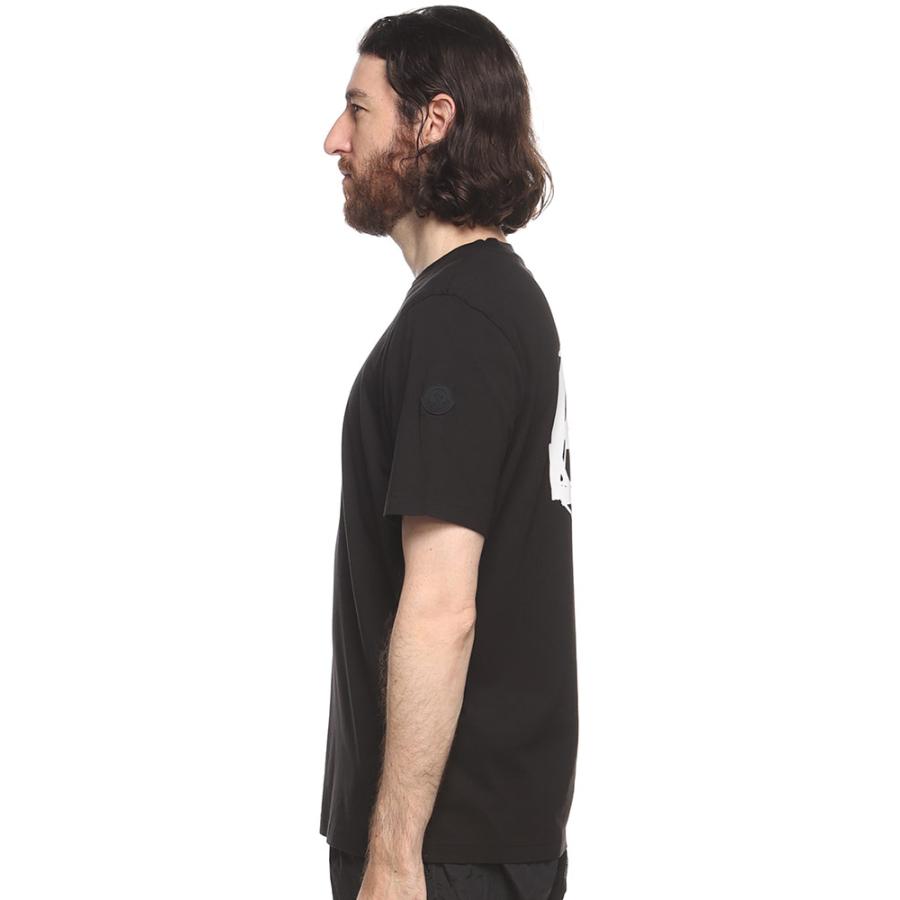 MONCLER（モンクレール） バックステッチロゴ クルーネック 半袖 T