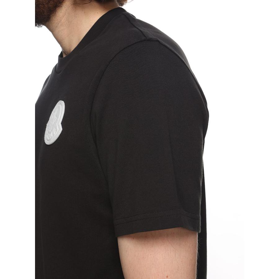モンクレール　Tシャツ　カットソー　半袖　無地　黒　袖ワッペン 楽天市場】モンクレール tシャツ ワッペンの通販