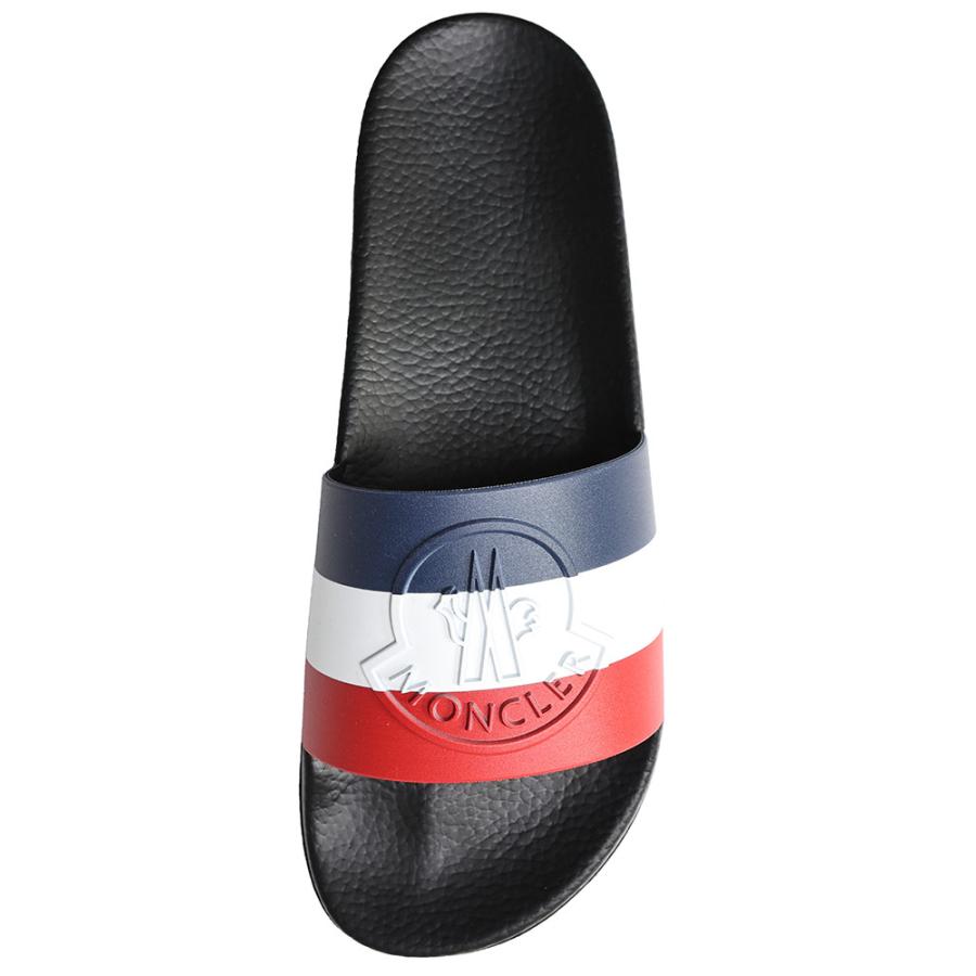 MONCLER トリコロール スライドサンダル Basile 28㎝ モンクレール メンズ サンダル MONCLER ブランド スライド
