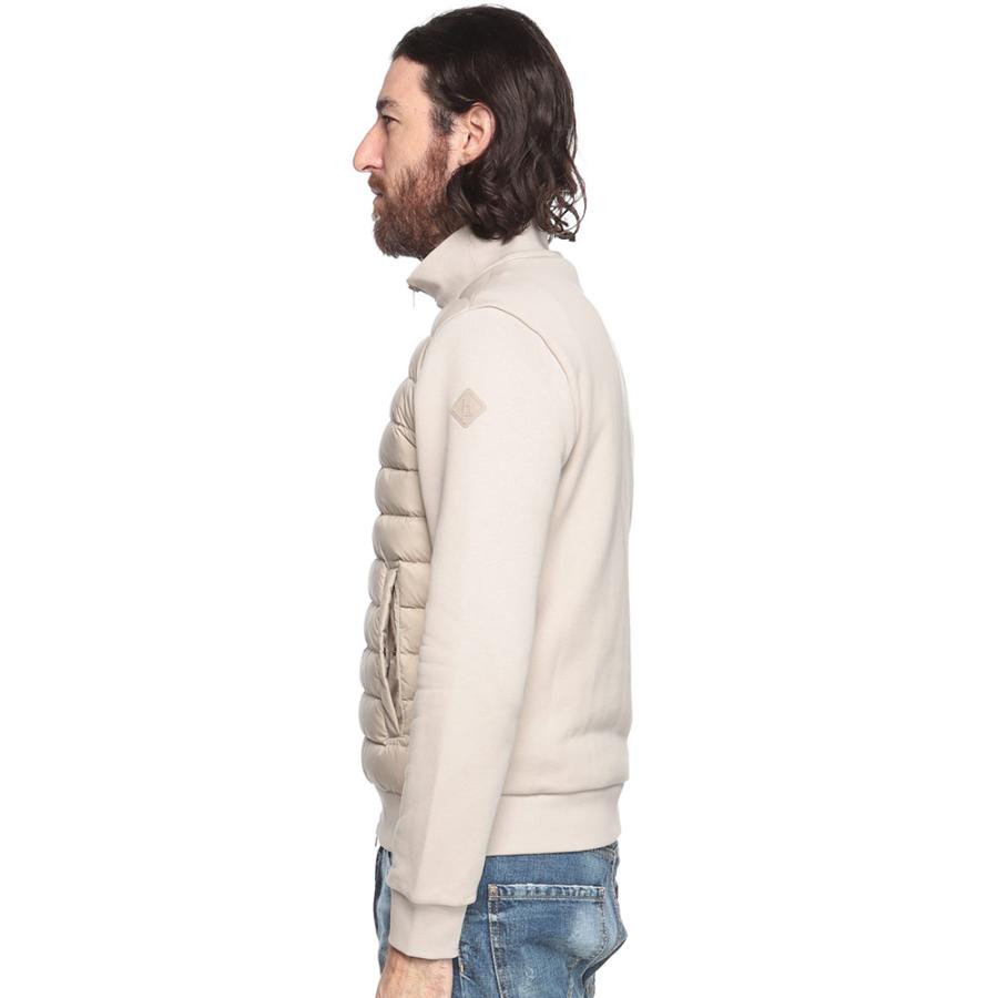 Herno スウェット ダウン 切替 パーカーブルゾン 48 Herno スウェット ダウン 切替 パーカーブルゾン 48