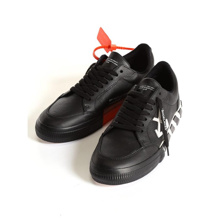 オフホワイト メンズ スニーカー Off White レザー アローズ ロゴ ローカット Low Vulcanized ブランド シューズ 靴 黒 白スニーカー Owia85sd ゼンオンライン 通販 Yahoo ショッピング
