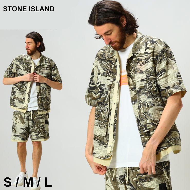 STONE ISLAND ストーンアイランド メンズ シャツ 半袖 SHADOW PROJECT 