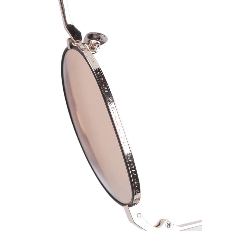 美品 日本製【YOHJI YAMAMOTO】ラウンド型 ボストンサングラス Yohji Yamamoto ヨウジヤマモト サングラス メンズ レディース