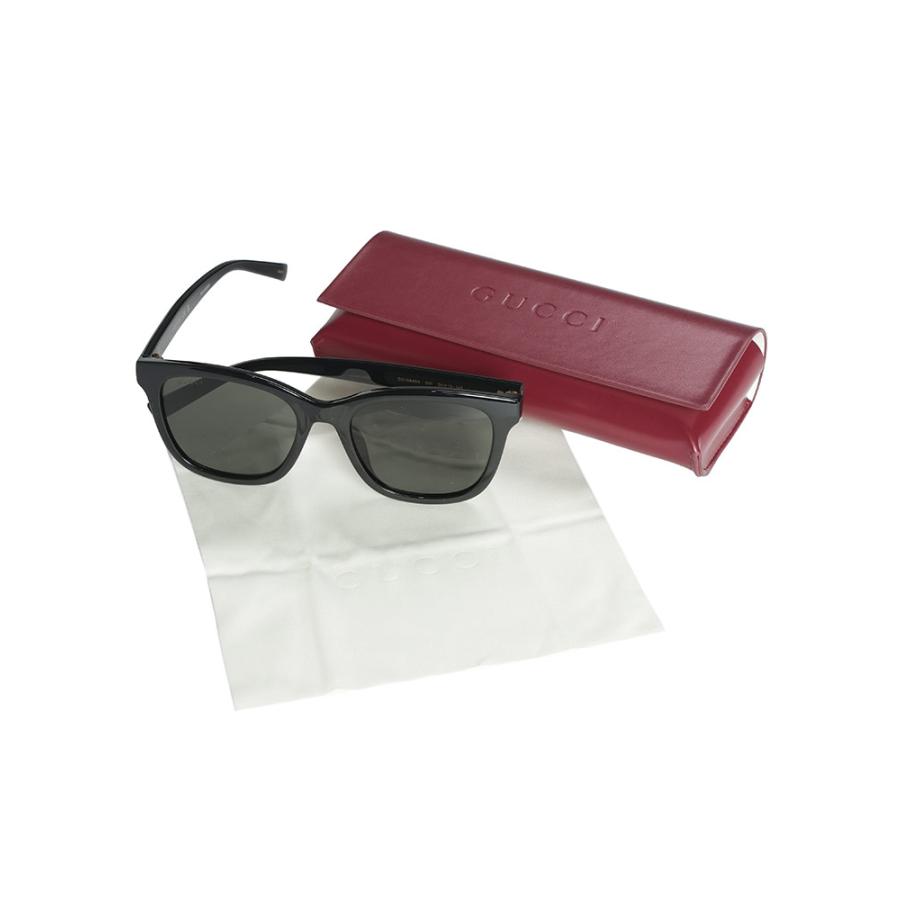 【美品】グッチ GUCCI サングラス ウエリントン シェリーライン 度入り GUCCI（グッチ） メンズ サングラス ロゴ ワンポイント ウェリントン