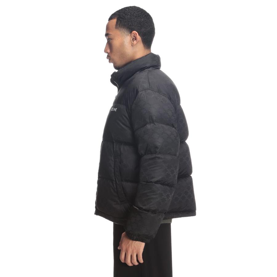 大幅値下 未使用級 CELINE パターン入りジャケット 総柄 L相当 CELINE（セリーヌ） ダウンジャケット メンズ 総柄 フルジップ