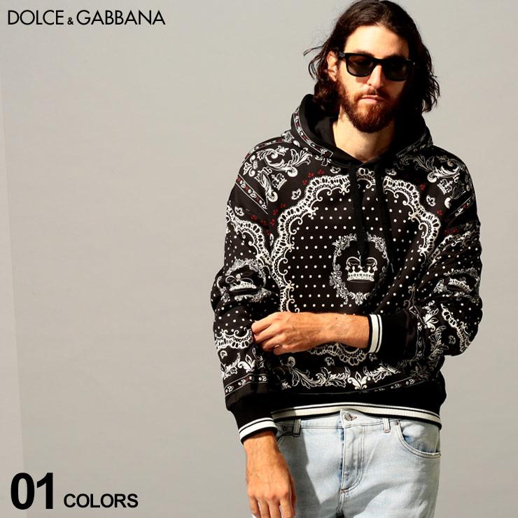 ドルガバ メンズ DOLCE&GABBANA ドルチェ&ガッバーナ パーカー スウェット クラウン バンダナ プリント 総柄 ブランド トップス プルパーカー DGG9OL1TFI7HP :3339203992:ゼンオンライン - 通販 - Yahoo!ショッピング