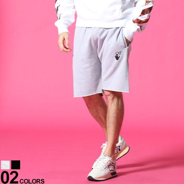 激レア！ オフホワイト OFF-WHITE ロゴ スウェット ショートパンツ