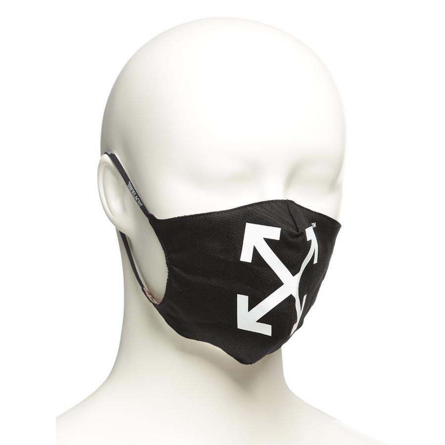 オフホワイト マスク OFF-WHITE ロゴ プリント 銀繊維 ARROW ブランド