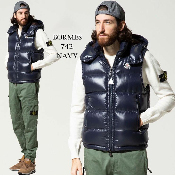 モンクレール メンズ Moncler ナイロン フード 着脱 ダウンベスト Bormes ボルム 紺 ブランド アウター ベスト ダウン Mcbormes1 77 ゼンオンライン 通販 Yahoo ショッピング