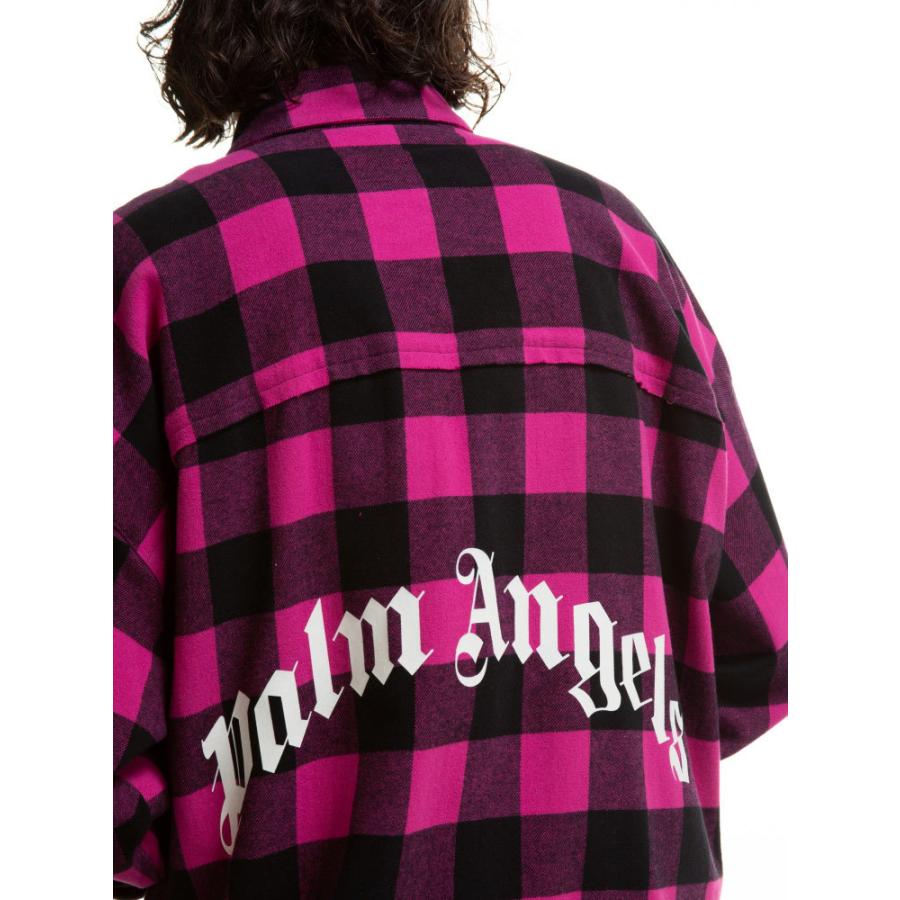 パームエンジェルス メンズ Palm Angels バッファローチェック ロゴ 