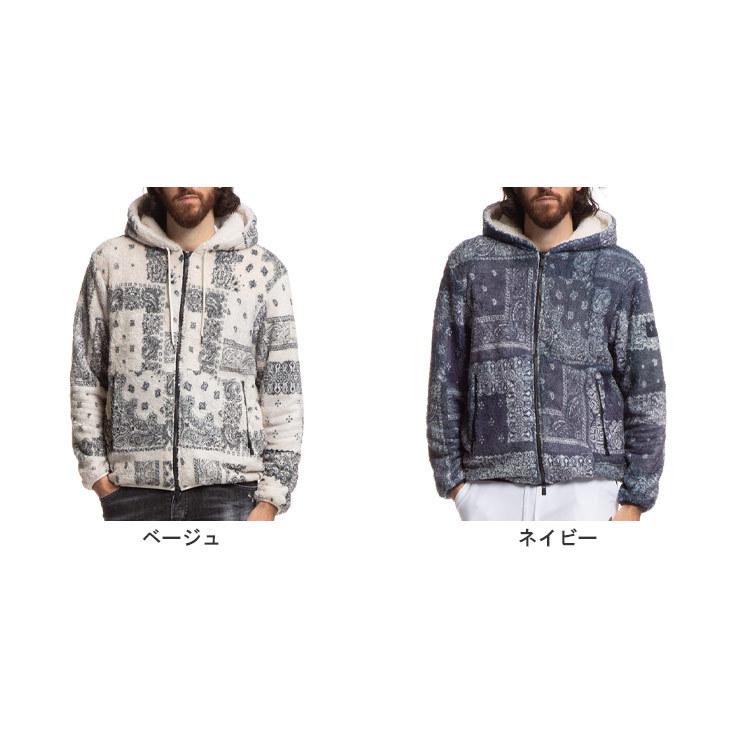 タトラス パーカー TATRAS ペイズリー柄 裏メッシュ フルジップ ボアパーカー BEGLEO TRMTAT21A4776 タトラス TATRAS