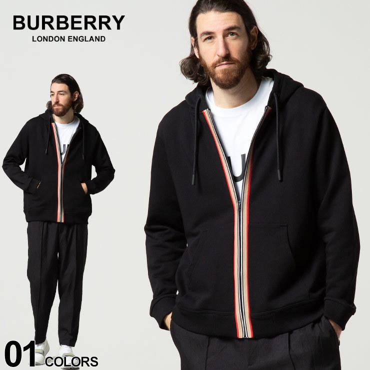 バーバリー パーカー メンズ BURBERRY アイコンストライプディテール