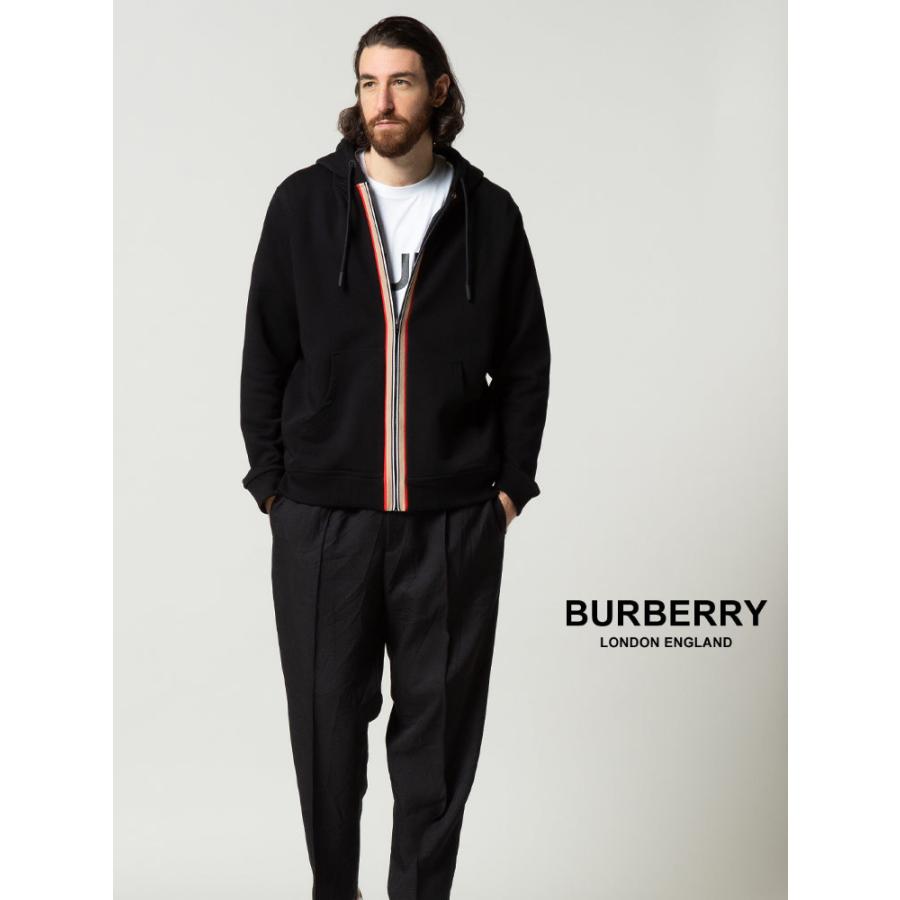BURBERRY バーバリー パーカー メンズ アイコンストライプディテール 
