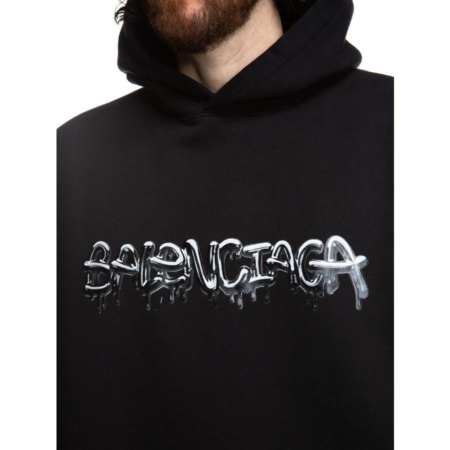 BALENCIAGA バレンシアガ メンズ パーカー 裏起毛 スライムロゴ BALENCIAGA バレンシアガ メンズ パーカー 裏起毛 スライムロゴ