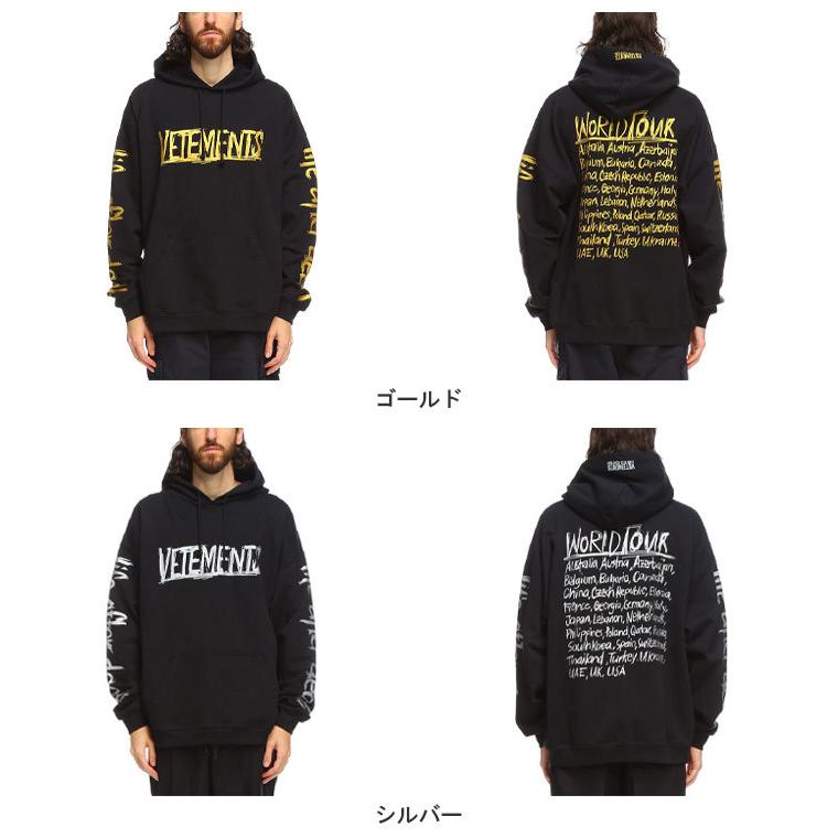 VETEMENTS ヴェトモン パーカー メンズ ブランド ロゴ プリント VETEMENTS ヴェトモン パーカー メンズ ブランド ロゴ プリント