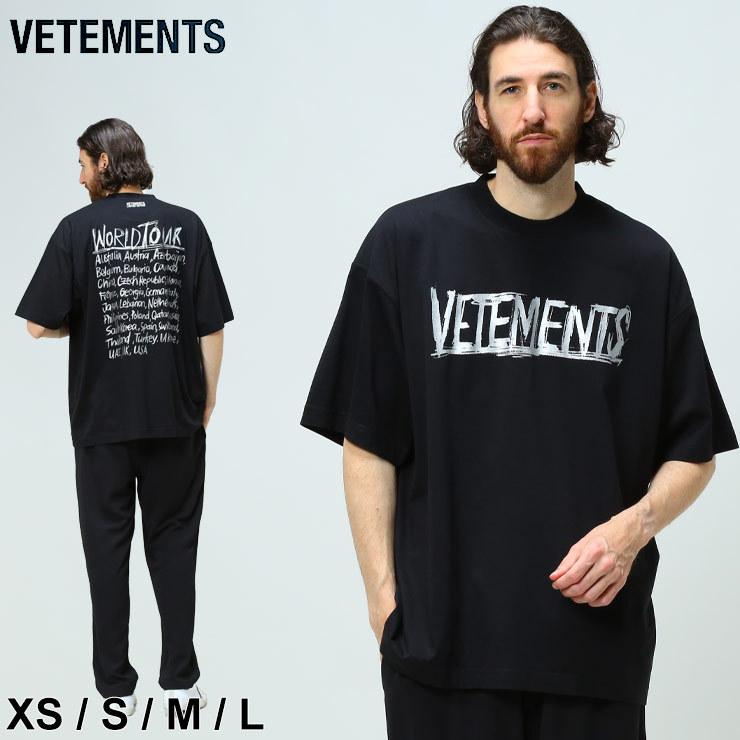 ヴェトモン Tシャツ 半袖 VETEMENTS ブランド ロゴ プリント ロゴT