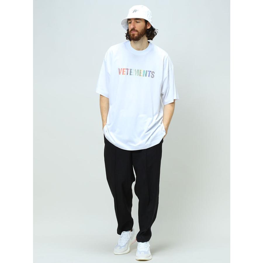 幅広type VETEMENTS ヴェトモン レインボーロゴ 半袖シャツ - Tシャツ