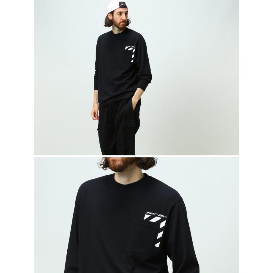 オフホワイト メンズ Tシャツ 長袖 OFF-WHITE ブランド トップス ロンT
