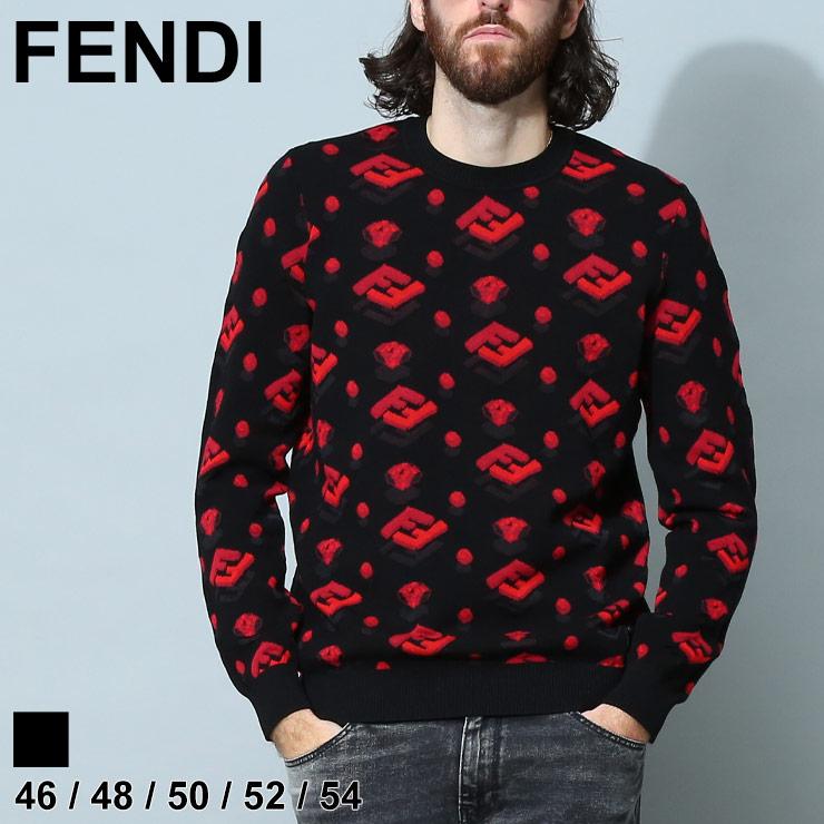 フェンディ メンズ ニット FENDI ブランド セーター トップス 立体FF クルーネック プルオーバー FF FDFZY490ALJW  2024_vt : 3339205018 : ゼンオンライン - 通販 - Yahoo!ショッピング