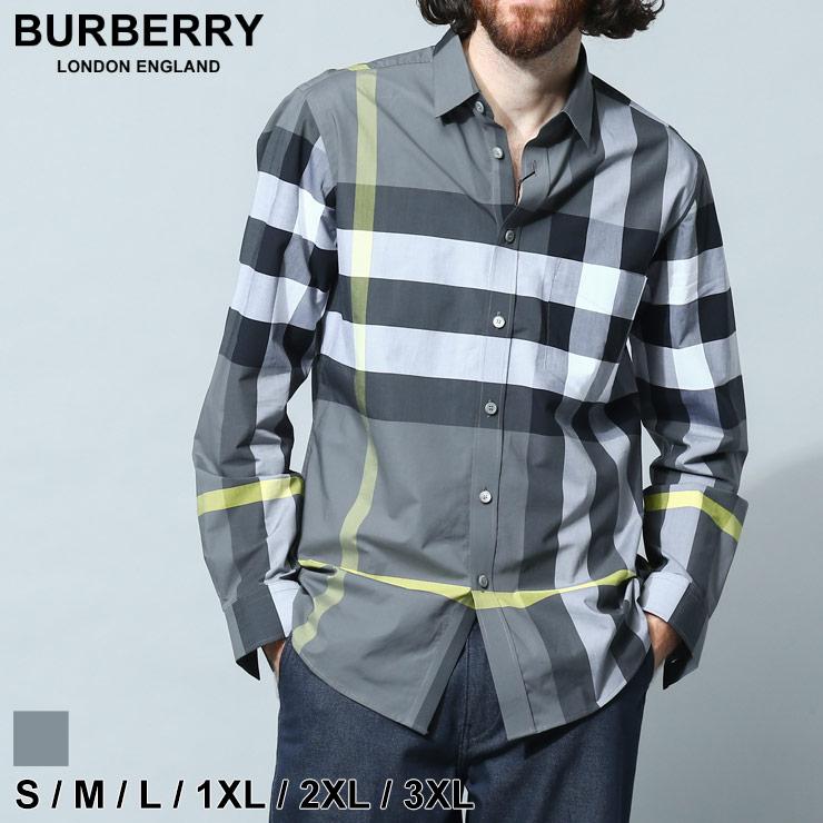 バーバリー シャツ BURBERRY メンズ チェックシャツ チェック