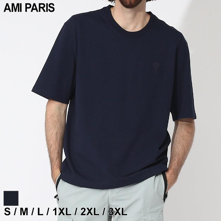 アミパリス Tシャツ AMI PARIS メンズ 半袖 カットソー ロゴ Ami Coeur