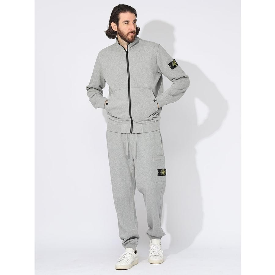 stone  グレー スウェット xl STONE ISLAND (ストーンアイランド) ロゴワッペン スウェットパンツ