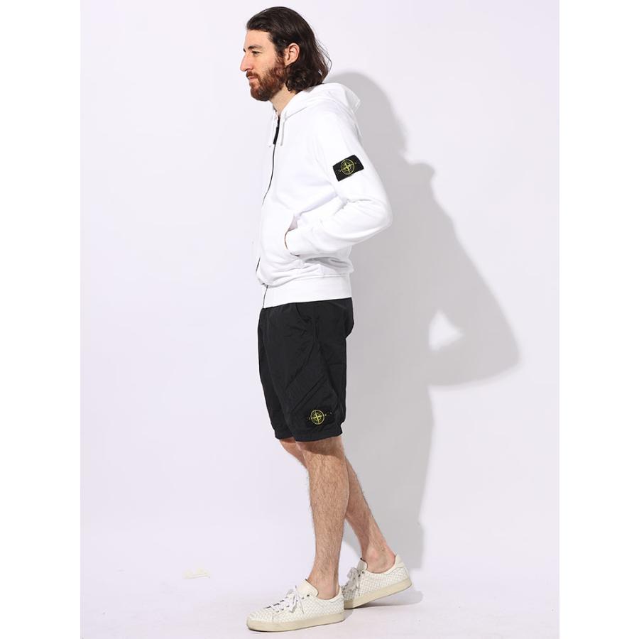 STONE ISLAND（ストーン アイランド） 裏毛 袖ロゴパッチ 無地