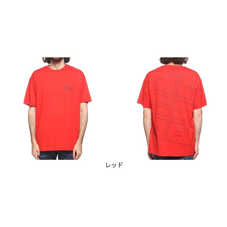 GIVENCHY  (ジバンシィ) BIGロゴ バックプリント クルーネック 半袖 Tシャツ メンズ GVBM71JA3YJ5の画像