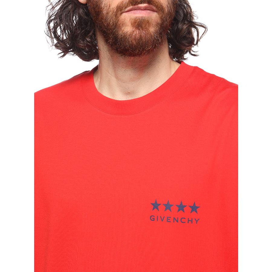 GIVENCHY  (ジバンシィ) BIGロゴ バックプリント クルーネック 半袖 Tシャツ メンズ GVBM71JA3YJ5の画像