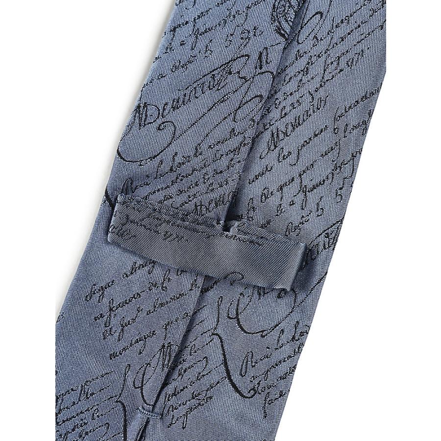 Berluti（ベルルッティ） シルク スクリットタイ ロゴ ネクタイ SCRIT