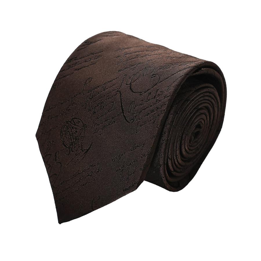 Berluti（ベルルッティ） シルク スクリットタイ ロゴ ネクタイ SCRIT