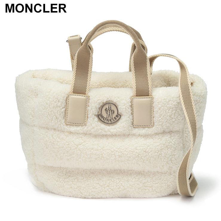 MONCLER モンクレール テディフリース 2WAY ミニトートバッグ MONCLER モンクレール テディフリース 2WAY ミニトートバッグ